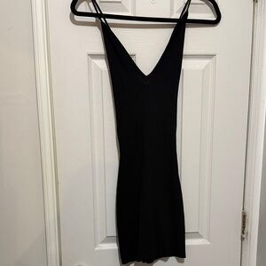 Revolve / By The Way Goldie Knit Black Mini Dress - M